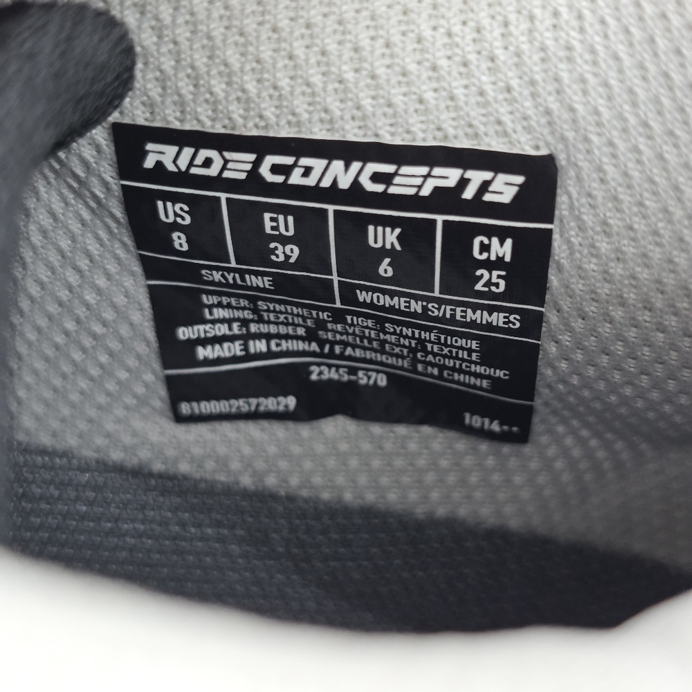 RC Ride Concepts Womens Skyline Flat Platform Blue Enduro MTB Shoes Size 8 - Picture 12 of 12